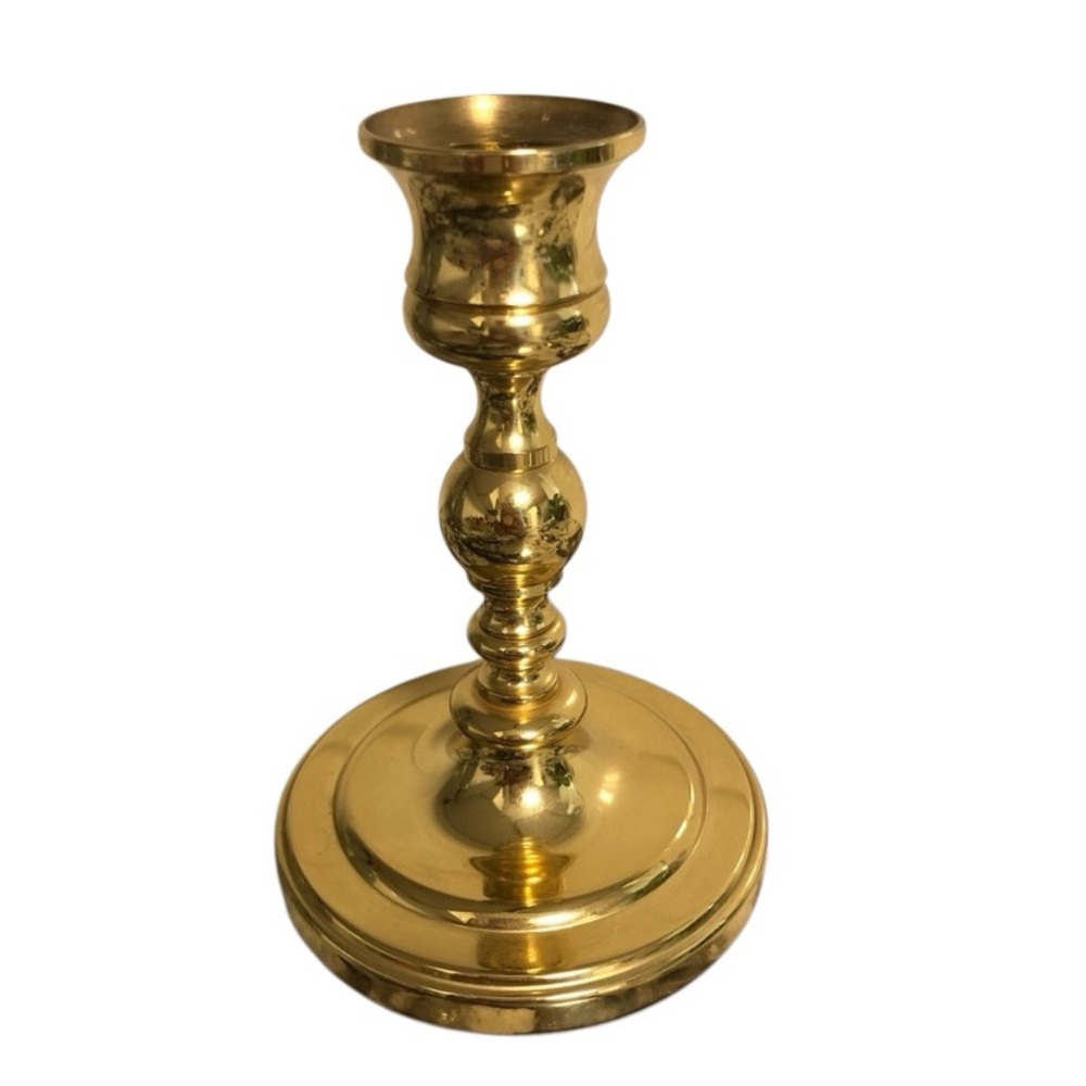 Baldwin Brass 5” Candlestick Candleholder - Ralph Lauren Style